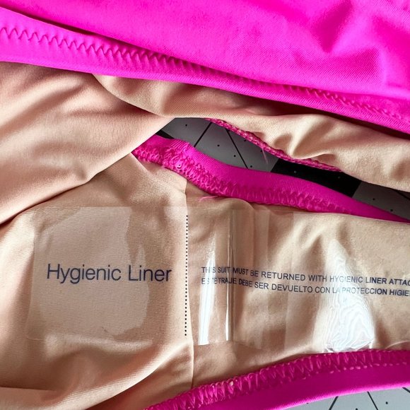 J. Crew deep v-neck french one-piece swimsuit neon flamingo pink - Picture 9 of 11